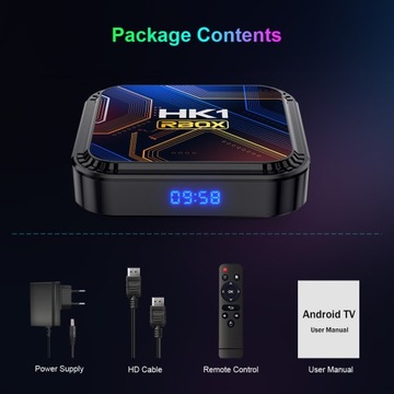 Smart TV Box HK1 RBOX Android 13 4G/64G двойной WIFI