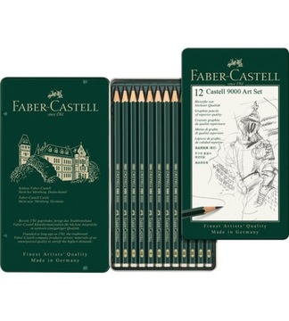 Набор карандашей Castell 9000 Faber-Castell 12 шт.