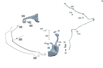 фото thumb №3, Бак рідини склоомивача mercedes gla eqb glb b клас