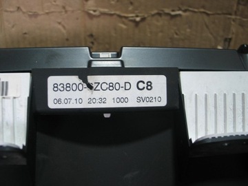 фото thumb №9, Спідометр  прилади toyota corolla e15 auris 83800-0zc80-d європа