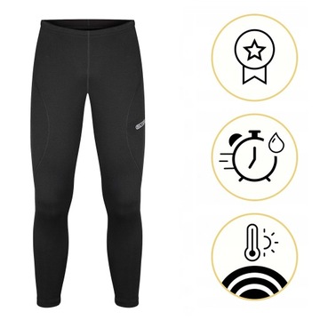 LEGGINSY TERMOAKTYWNE dziecięca getry termiczne BIELIZNA Ercole SILVER+ 152