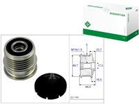 фото thumb №8, Ina колесо ременное генератора db