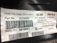 фото thumb №5, Volvo xc90 обшивка багажника левый 32234352