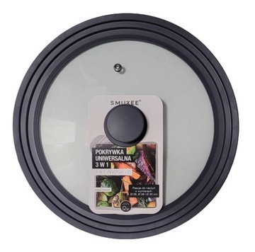 Крышка Smukee UNIVERSAL LID 3 В 1 серая