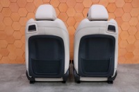 фото thumb №15, Bmw g22 салон сиденья заднее сиденье обшивки sport кожа oyster память подогрев