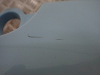 Бампер задний под pdc citroen c3 2 2010 европа kgx nieb лак botticelli Оригинал, фото thumb