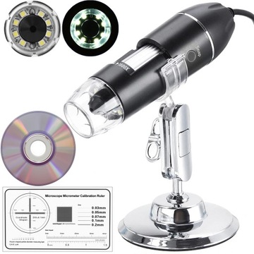 Набор цифровых микроскопов USB LED Zoom 1600