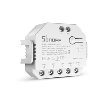 Контроллер освещения для рулонных жалюзи Sonoff Dual R3 LITE WiFi