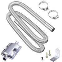 фото thumb №13, Wąż выпускной труба выхлопная выхлопных газов отопления стояночного 3m с глушителем