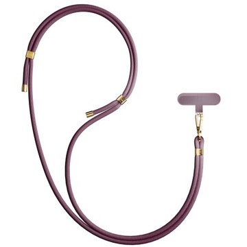 Fioletowa regulowana smycz na szyję do telefonu/smartfona3mk EasyClip Elite