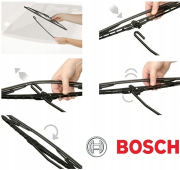 Стеклоочистители 60см+45см BOSCH ECO SET-U 1824 комплект.