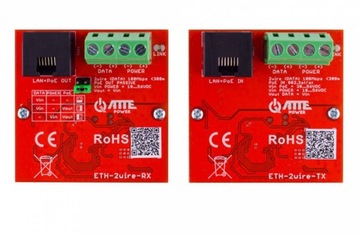 Комплект преобразователей LAN+PoE, 2 ETH10-2wire-SET ATTE