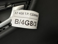 фото thumb №6, Обивка дверь правый задняя audi a7 4g кожа czarna задняя правая