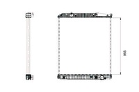 фото thumb №1, Nrf радиатор двигателя mercedes actros actros mp2 /