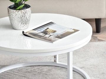 ПРАКТИЧЕСКИЙ СТОЛ ДЛЯ ГОСТИНОЙ KODIA S WHITE