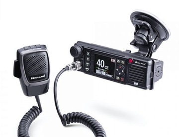 Радиостанция Midland 88 Multi CB AM/FM с креплением на окно — 12 В/24 В