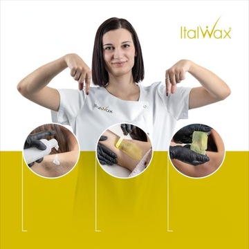 ItalWax Твердый воск для депиляции в гранулах TOP LINE ARGAN 750г + МАСЛО