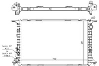 фото thumb №2, Радиаторов двигателя audi a8 4.0 04.12-01.18 nissens