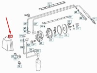 Гасник h mercedes benz класу e 211 2002 2011 оригінальний a1031580685 Київ, фото thumb
