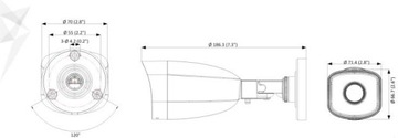 IP-камера Hilook от Hikvision 2MP IPCAM-B2, трубка 2,8 мм