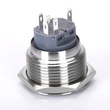 PRZYCISK MONOSTABILNY WANDALOODPORNY 250V 5A 22x35MM CZERWONY