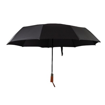 PARASOL SKŁADANY AUTOMAT 2-OSOBOWY MOCNY DREWNO