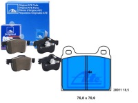 Купить Комплект тормозных колодок тормозных ate 571236x 571236b 20, фото thumb