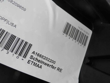 фото thumb №8, Mercedes gls x166 166 лампа правая левая h7 комплект