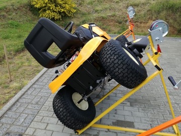 ПОДЪЕМ 400 кг ДЛЯ ТРАКТОРНОЙ КОСИЛКИ HUSQVARNA + ТРАНСПОРТНЫЕ КОЛЕСА