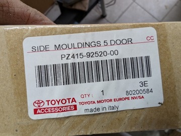 фото thumb №11, Toyota aygo i 5 двері 5d 2005-2014 планки двері комплект нове оригінал