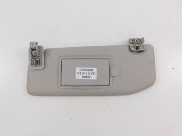 фото thumb №1, Citroen c3 iii 1.2 vti 19r. солнцезащитный козырёк защита солнцезащитная левая