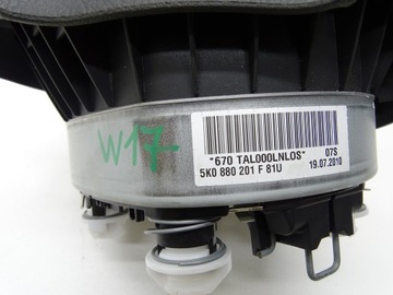 фото thumb №12, Подушка водія подушка безпеки 5k0880201f vw scirocco iii golf vi jetta