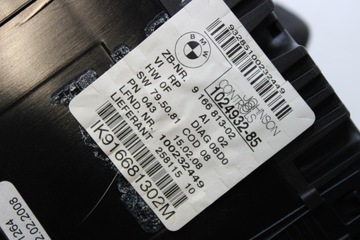 фото thumb №5, Bmw 1 e87 e82 lci 1.6b спідометр  прилади eu 9166813 n43 бензин