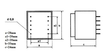 Breve 12V 2W 0,16A сетевой трансформатор