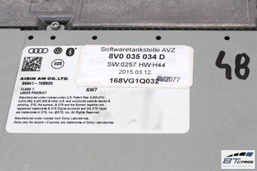 фото thumb №8, Audi a3 набір mmi 3g+ монітор зчитувач mib панель 8v0035034d 8v0919604c 8v09