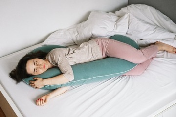 Подушка для беременных POOFI ORGANIC Светло-серый