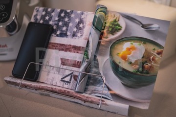 Стол 4ТЕКСТ для книг РИВФОНД, серый