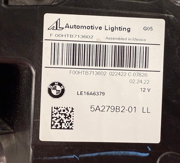 фото thumb №13, Bmw x5 g05 x6 g06 m x5 тінь лампа перед laser bmw laser чорний з модулями