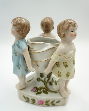 A-N SZKATUŁKA PORCELANOWA DZIECI -KOLOROWE