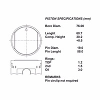 фото thumb №1, Iap quality parts 101-03030 поршень