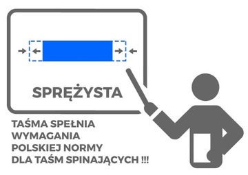ЛЕНТА МЯГКАЯ ПОЛИЭФИРНАЯ ОБВЯЗОЧНАЯ CS86 25мм/450м