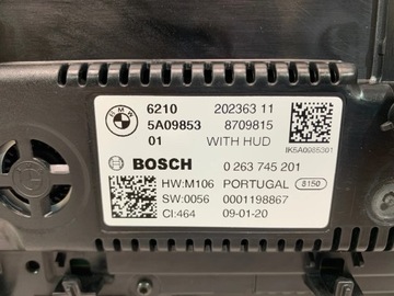 фото thumb №5, Bmw 5 g30 g31 спидометр приборы live cockpit hud 5a09853