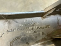 Hyundai santa fe 2020 перед молдинг бампера передній Оригінал, фото thumb