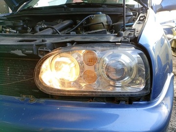 фото thumb №7, Vw golf iii 3 97-06 фара лампа ліва передня перед лінза кільце