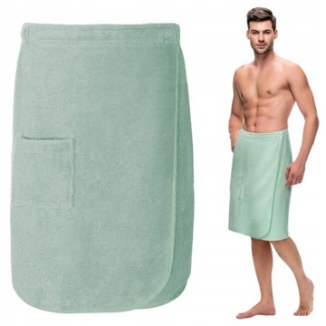 KILT RĘCZNIK KĄPIELOWY MĘSKI DO SAUNY S/M BAWEŁNA FROTTE SPA BASEN SZAŁWIA