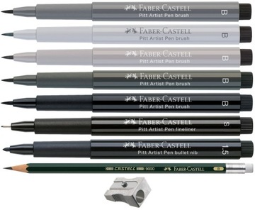 FABER-CASTELL Pitt Hand Lettering с аксессуарами