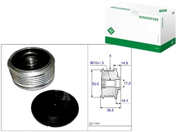фото thumb №1, Колесо пасове генератора mercedes m266 ina