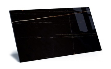 ЧЕРНЫЙ МРАМОР ПЛИТКА ДЛЯ ВАННОЙ КОМНАТЫ GOLD STRAIN ВАННАЯ КОМНАТА 60×120 GAT1