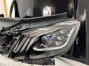 фото thumb №9, Mercedes w222 222 рестайлінг перед бампер pas лампи капот радіатор крила