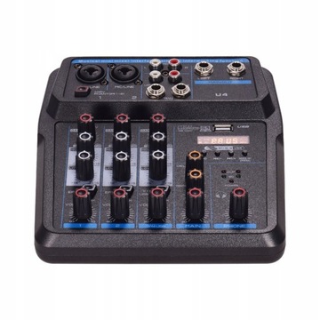 U4 Портативный 4-канальный аудиомикшер BT USB Mixing C